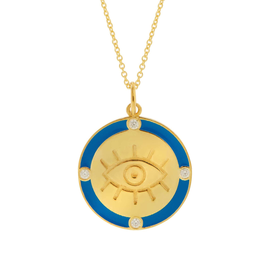 Bleu Lucky Eye Pendant - Emily in Paris - Ileana Makri store