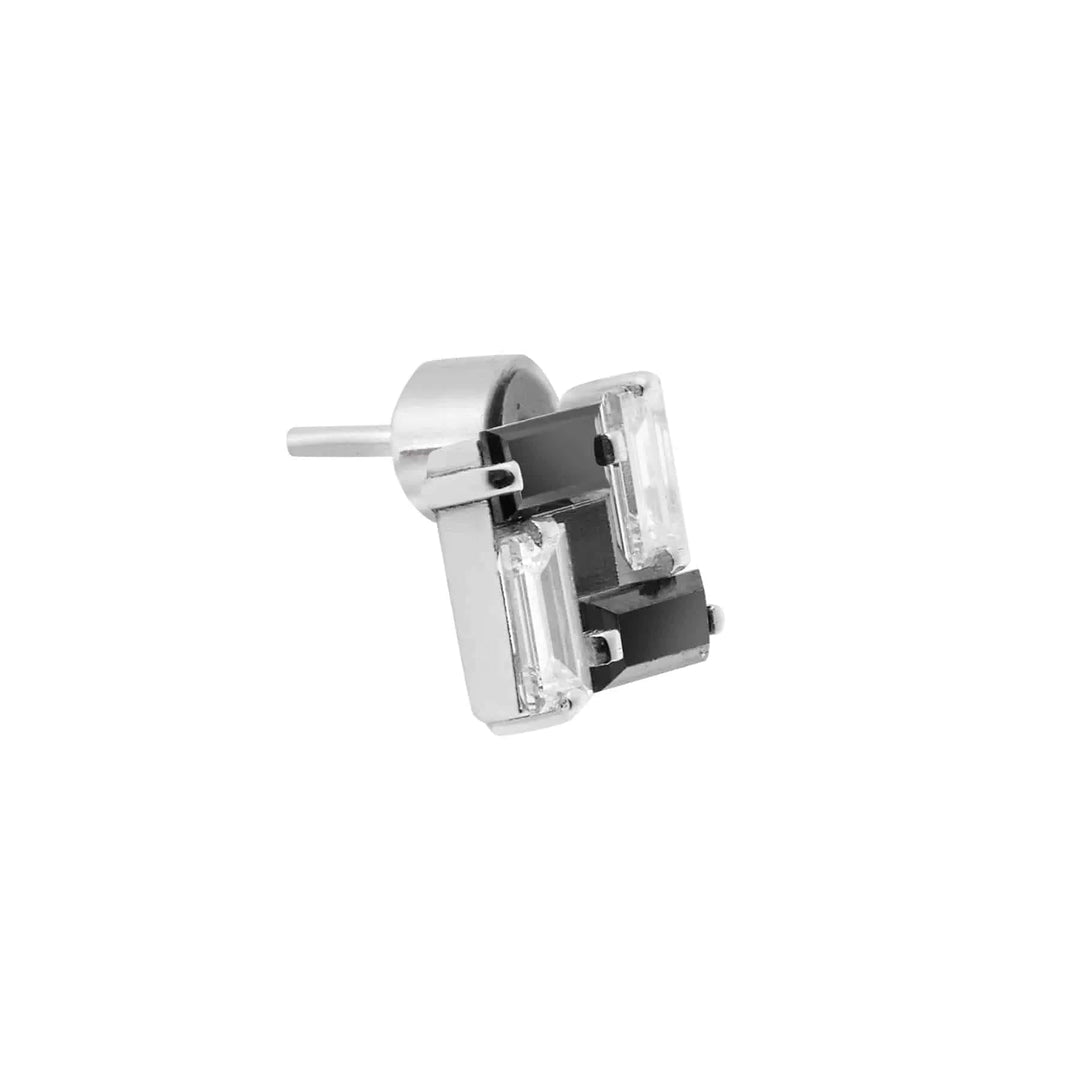 Block Studs W - D - BD - Baguette - Ileana Makri