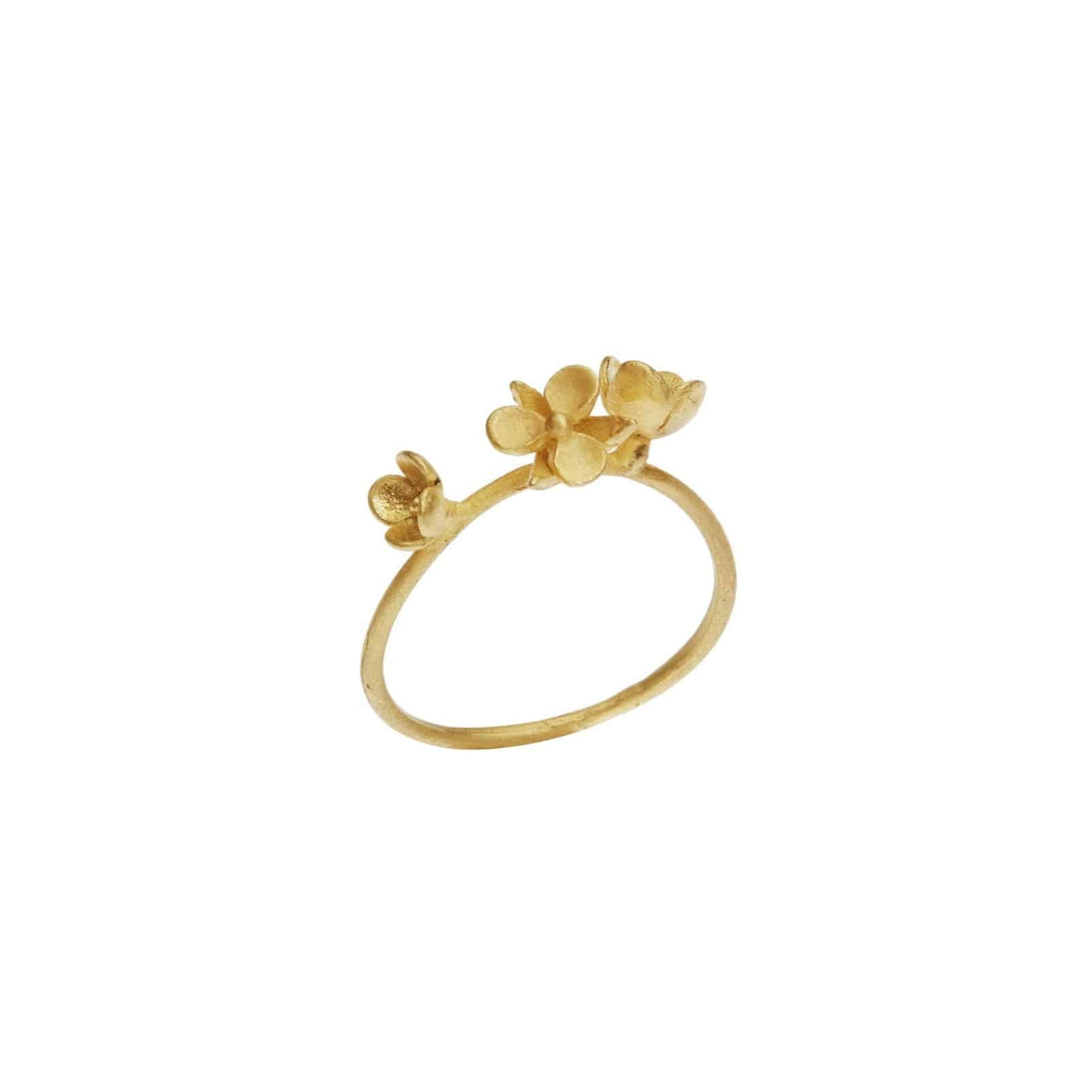 Blooming 3 Flower Ring - Joanna Peters - Ileana Makri store