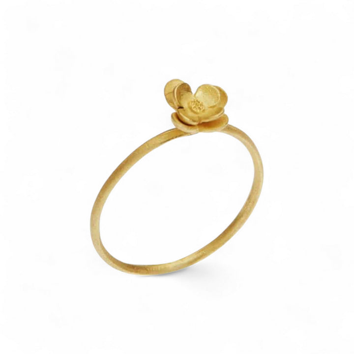 Blooming Single Flower Ring