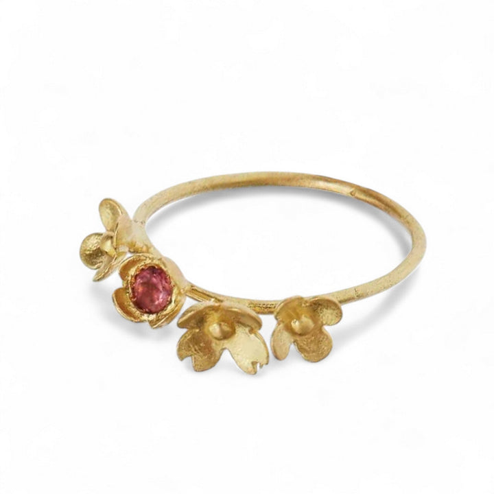 Blooming Tourmaline 4 Flower Ring - Joanna Peters - Ileana Makri