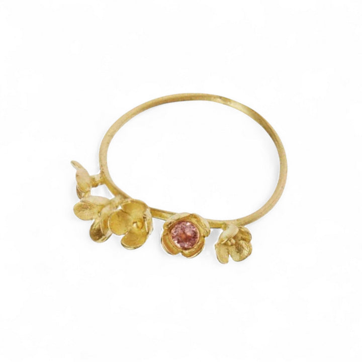 Blooming Tourmaline 5 Flower Ring