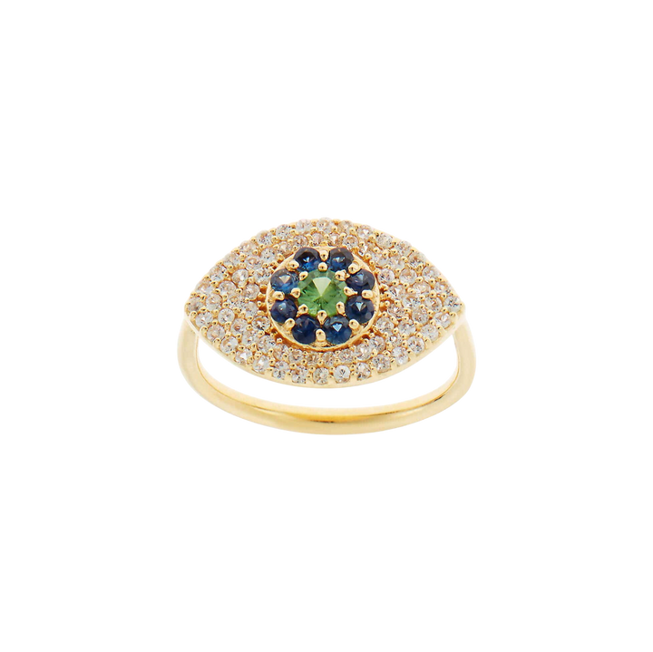 Blossom Eye Ring Pavé - EYE LOVE - Ileana Makri