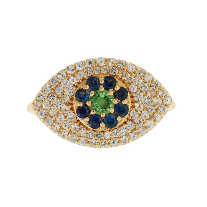 Blossom Eye Ring Pavé - EYE LOVE - Ileana Makri