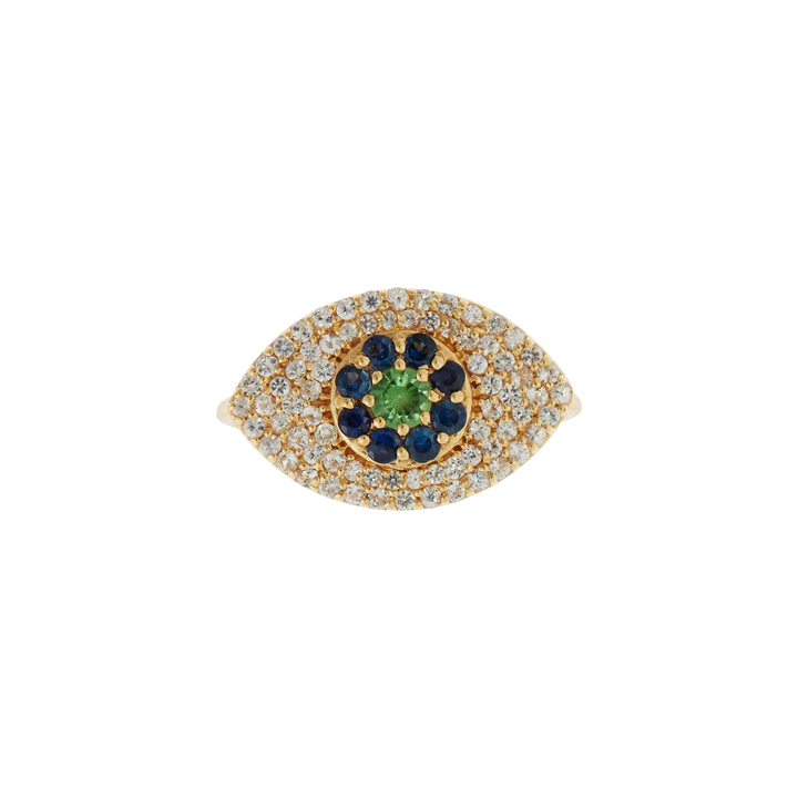 Blossom Eye Ring Pavé - EYE LOVE - Ileana Makri