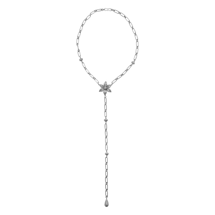 Blossom Lariat Necklace W - D - Blossom - Ileana Makri
