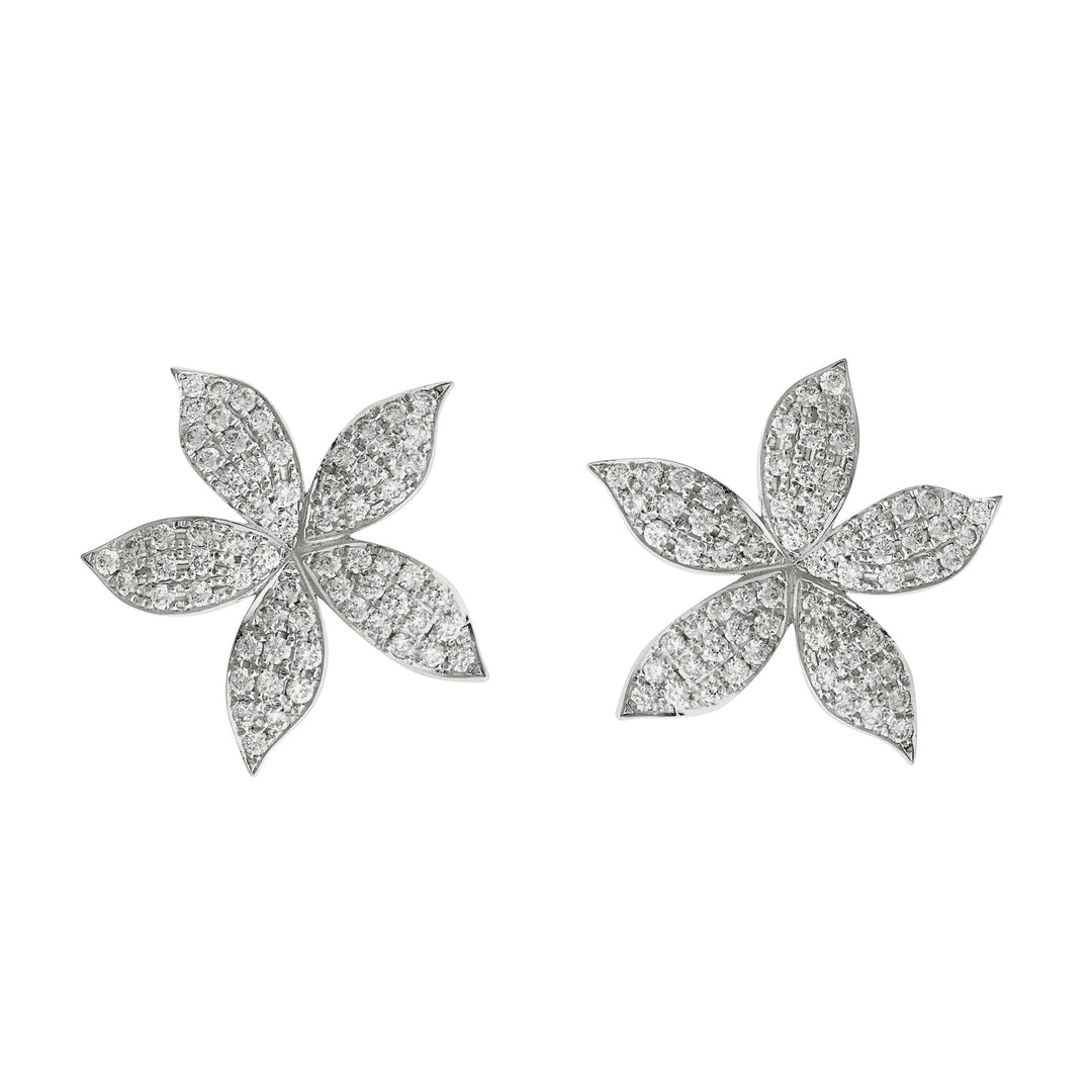 Blossom Studs Pavé W - D - L - Blossom - Ileana Makri