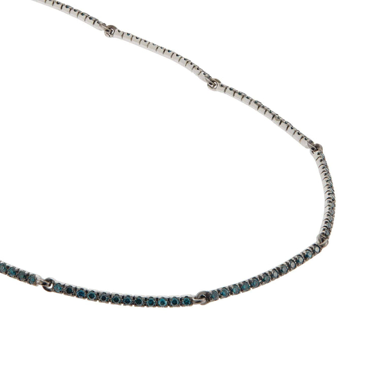 Blue Diamond Riviera Necklace - Classic - Ileana Makri