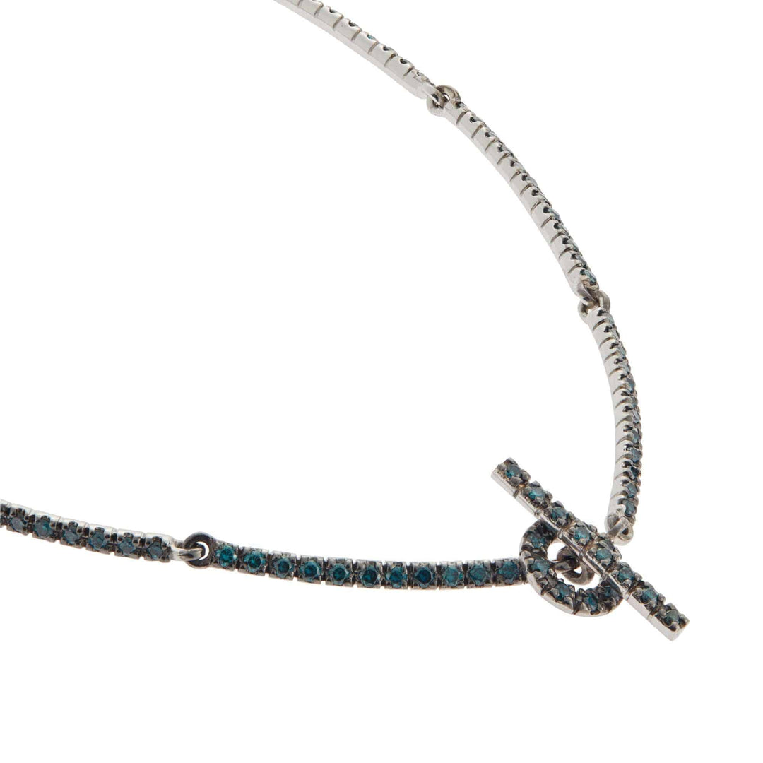 Blue Diamond Riviera Necklace - Classic - Ileana Makri