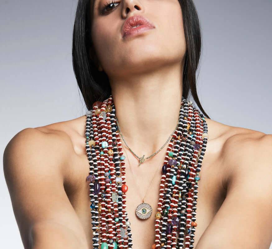 Blue Diamond Riviera Necklace - Classic - Ileana Makri