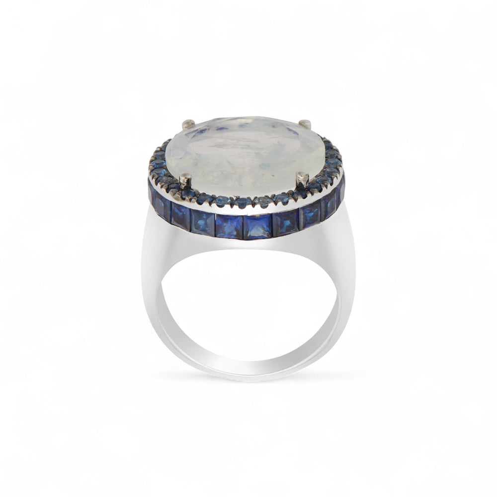 Blue Moon Ring - OAK - Archive - Ileana Makri
