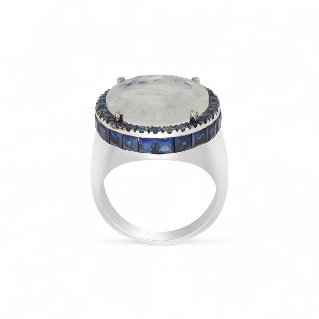 Blue Moon Ring - OAK - Archive - Ileana Makri