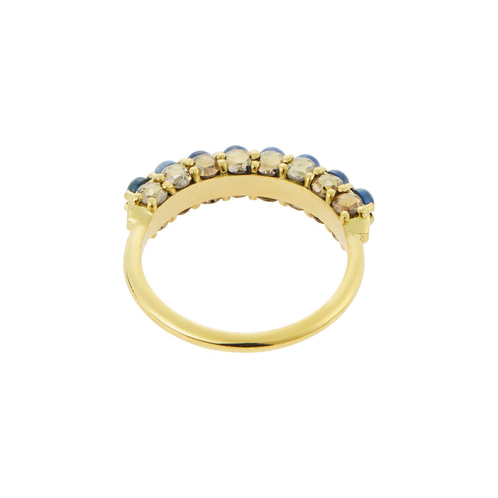 Blue Sapphire Arc Ring - Revolve - Ileana Makri
