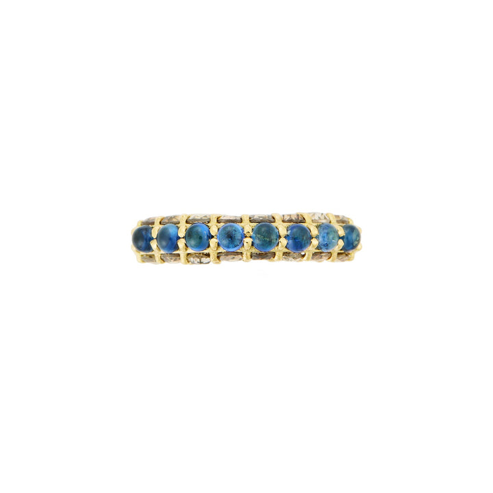 Blue Sapphire Arc Ring - Revolve - Ileana Makri