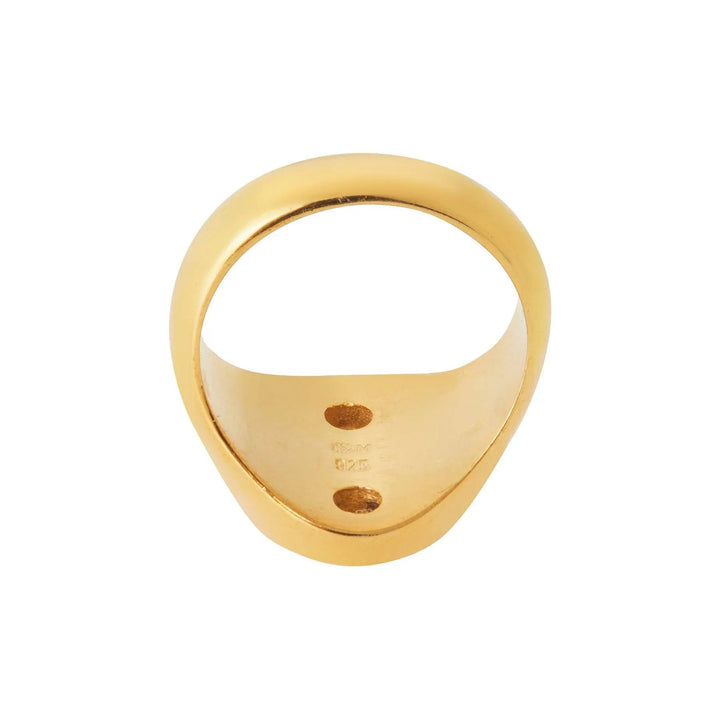 Blue Seed Flower Ring - Eye M Flower Power - Ileana Makri