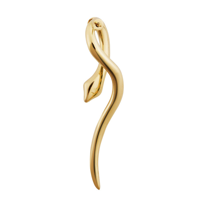 Boa Champagne Diamond Earrings - SNAKES - Ileana Makri