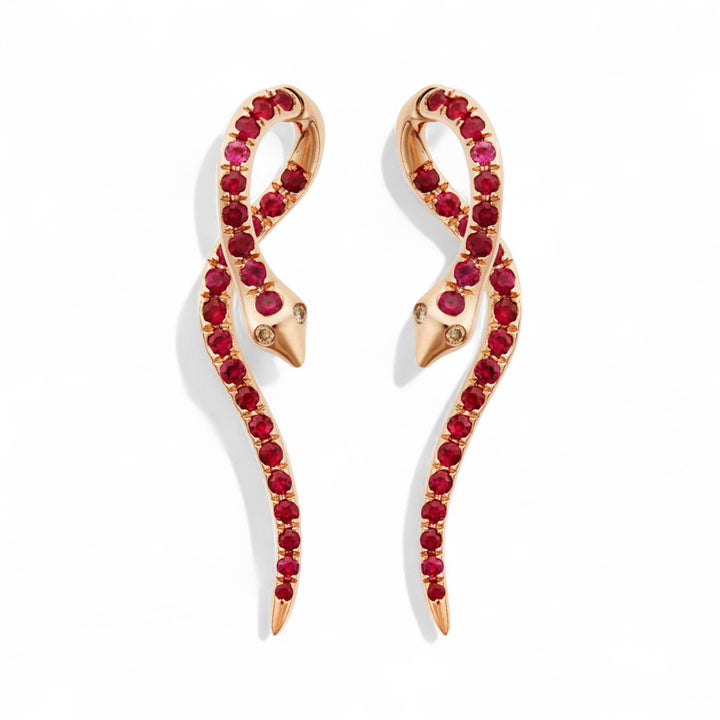 Boa Ruby Earrings