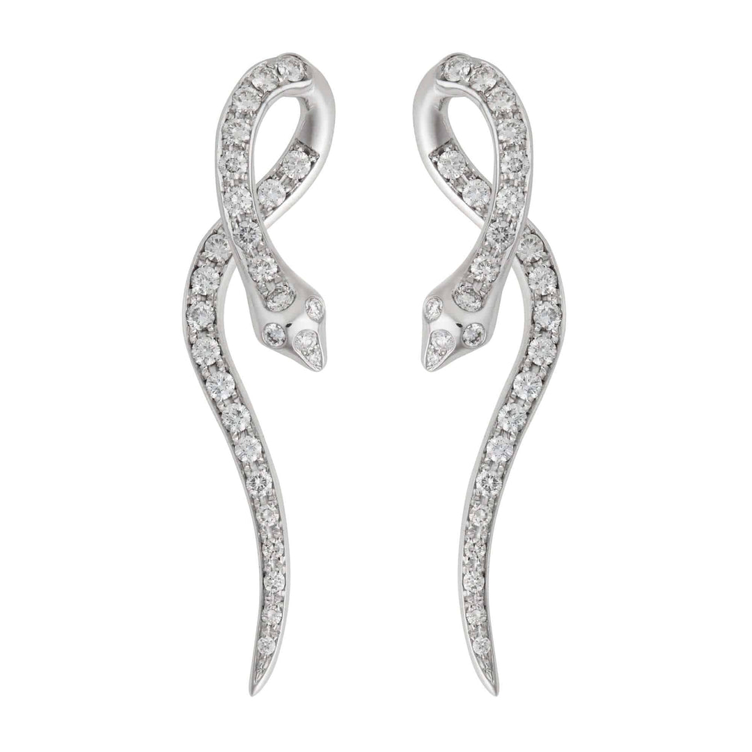 Boa Earrings W-D - SNAKES - Ileana Makri store