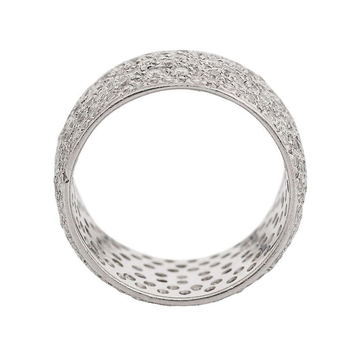 Bond Ring 18k White Gold & Diamonds - Classic - Ileana Makri