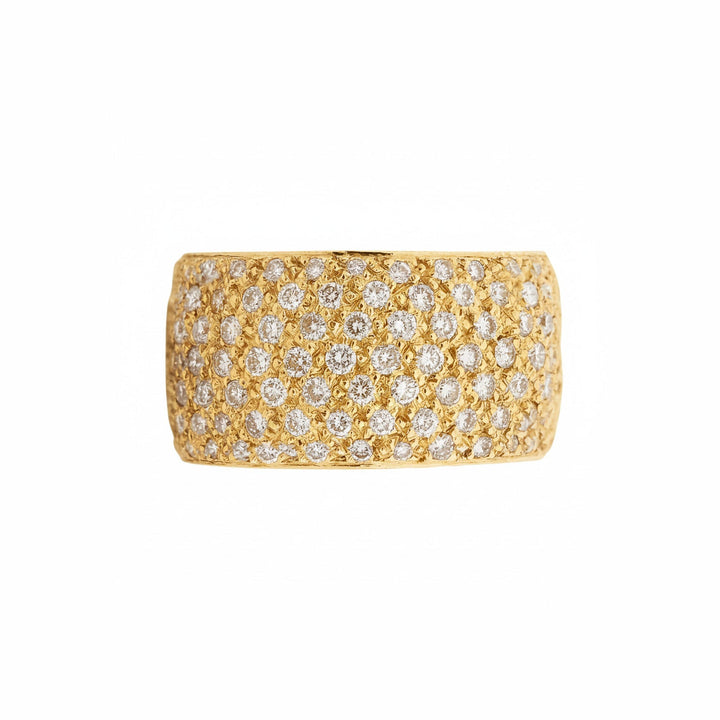 Bond Ring 18k Yellow Gold & Diamonds - Classic - Ileana Makri