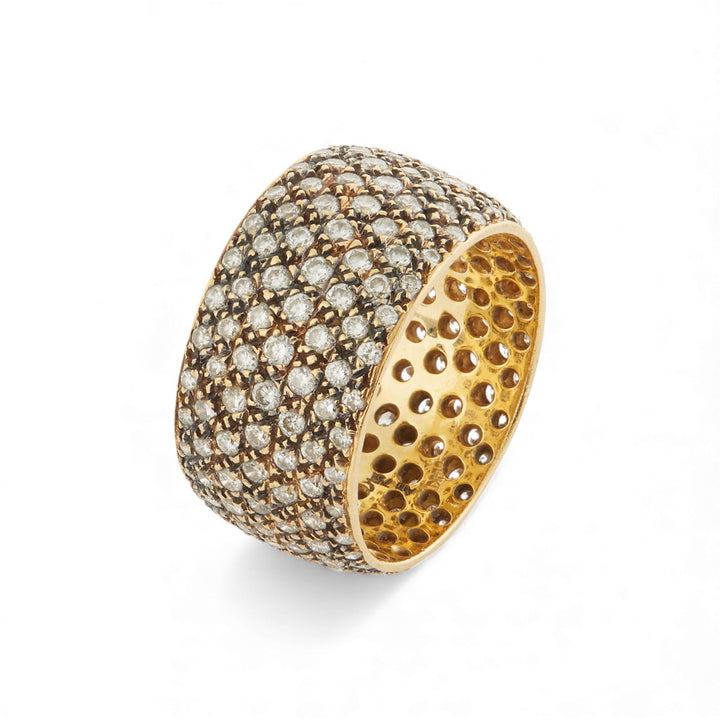Bond Ring Champagne Diamonds - Classic - Ileana Makri
