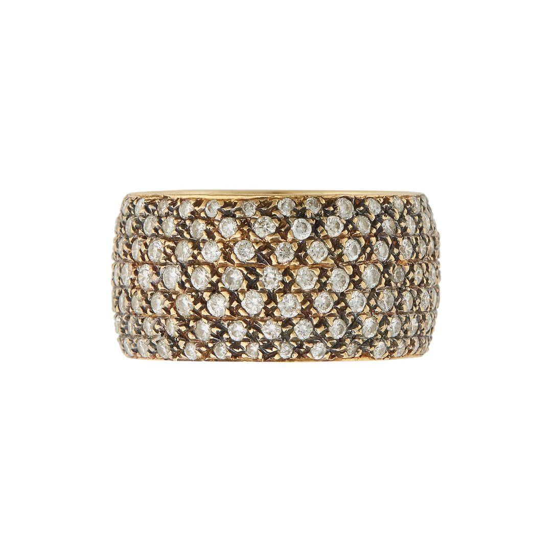 Bond Ring Champagne Diamonds - Classic - Ileana Makri