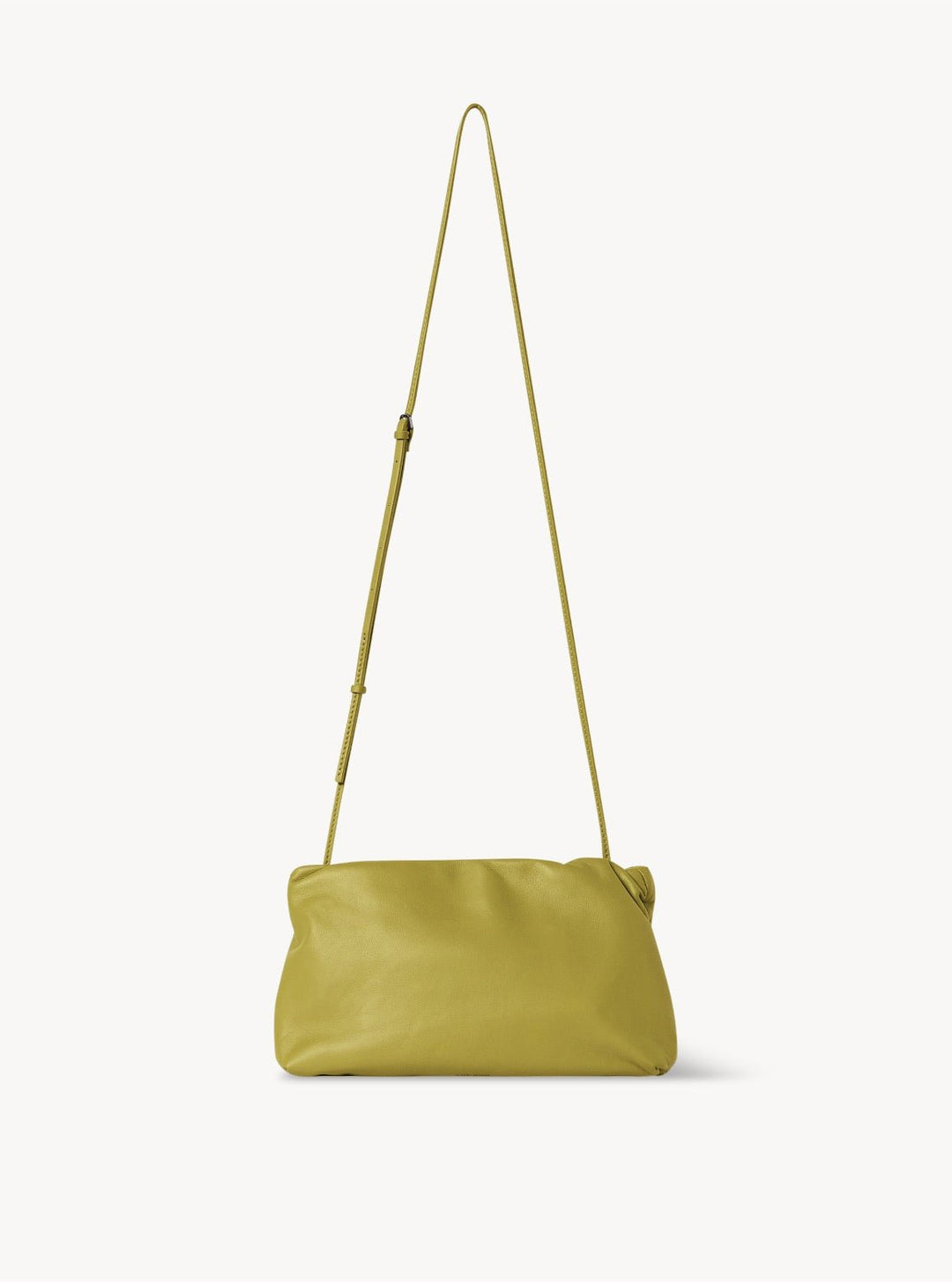 Bourse Clutch in Coppery Yellow - The Row - Ileana Makri