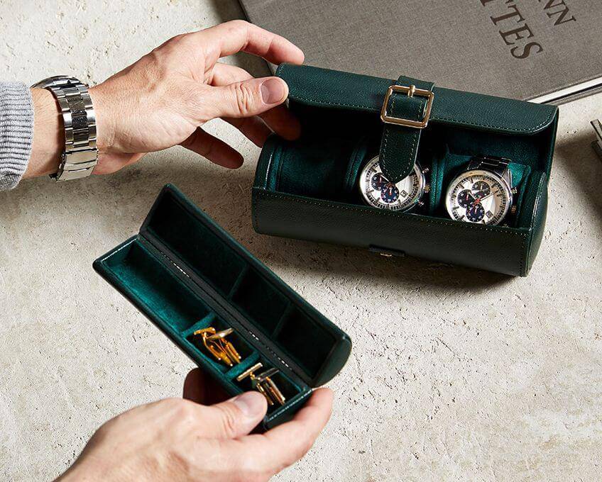 British Racing Triple Watch Roll - WOLF - Ileana Makri store