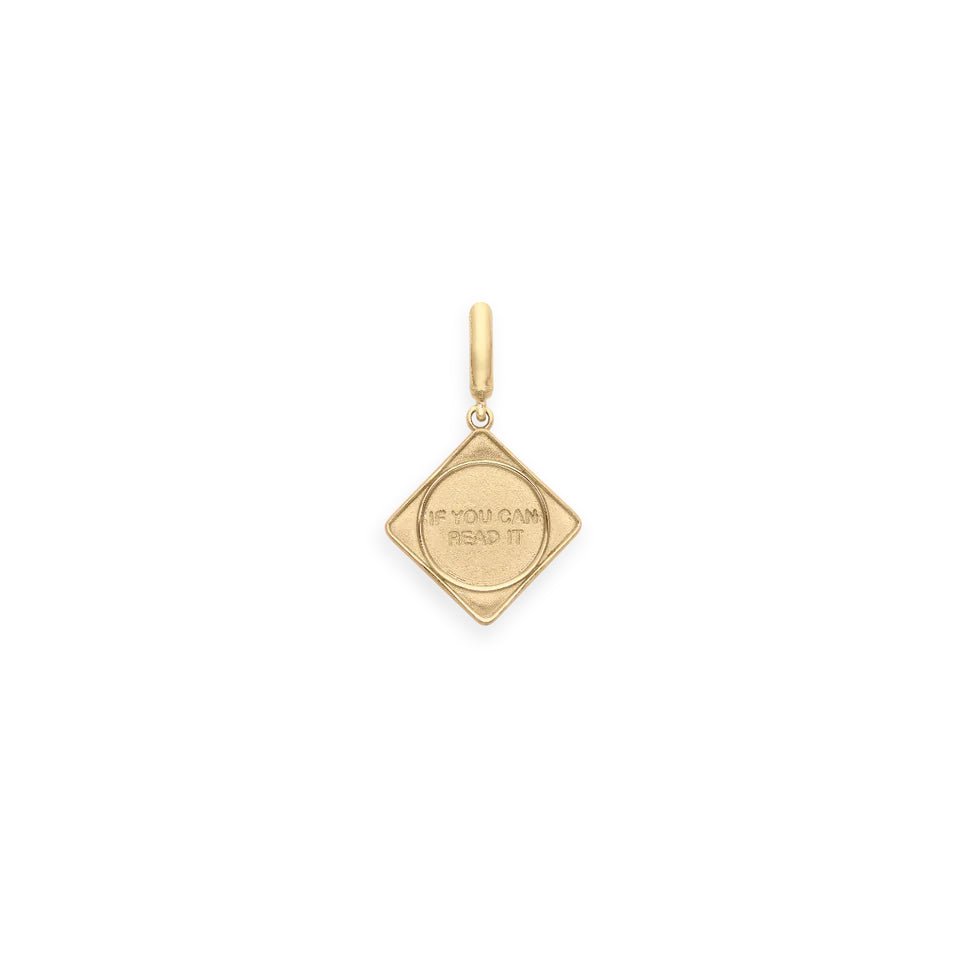 Bruno Yellow Gold Baby Everything is a Sign Pendant - Lauren Rubinski - Ileana Makri