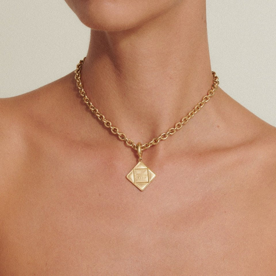 Bruno Yellow Gold Baby Everything is a Sign Pendant - Lauren Rubinski - Ileana Makri
