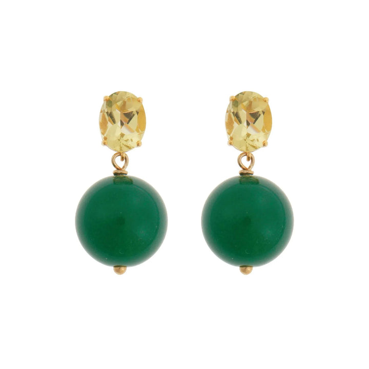 Bubble Jade Lemon Topaz - Eye M Bubbles - Ileana Makri