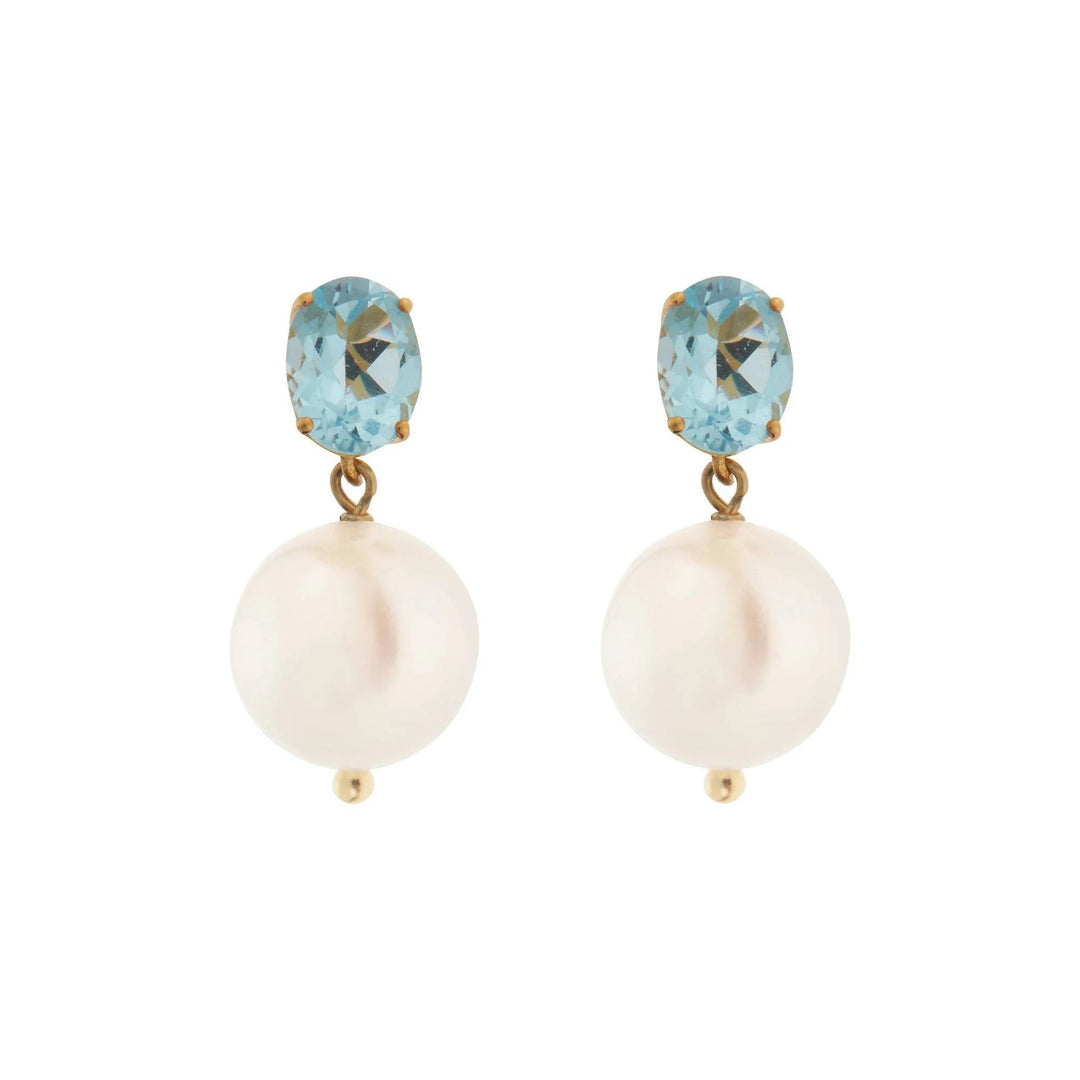 Bubble Pearl Blue Topaz - Eye M Bubbles - Ileana Makri