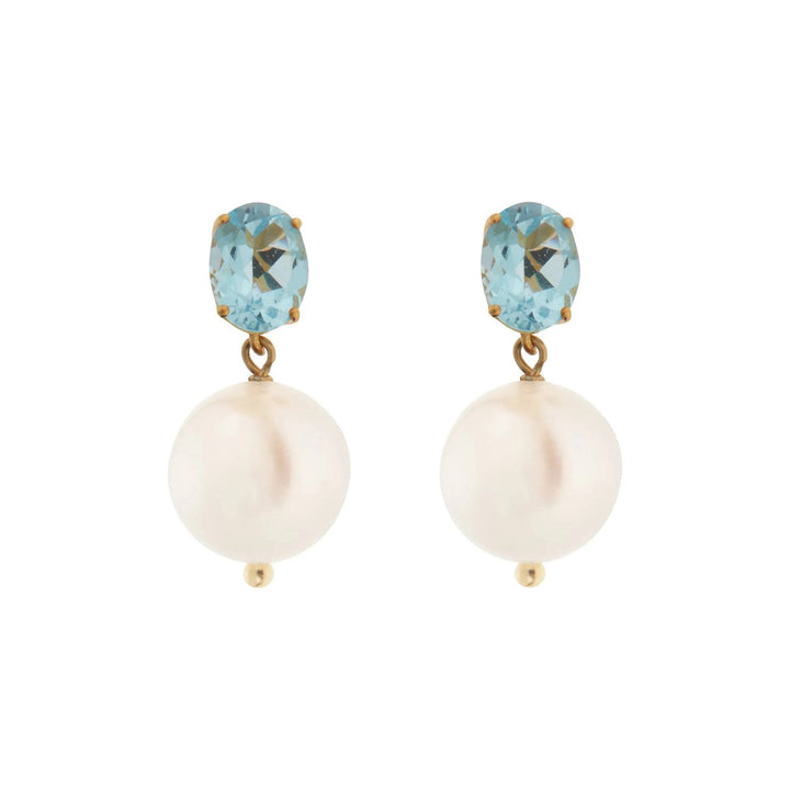 Bubble Pearl Blue Topaz - Eye M Bubbles - Ileana Makri