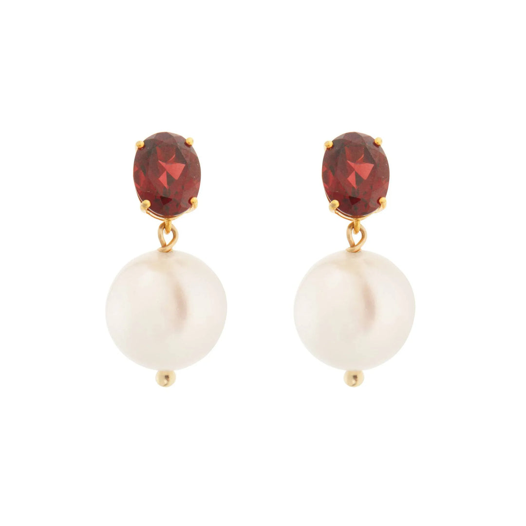 Bubble Pearl Garnet - Eye M Bubbles - Ileana Makri store