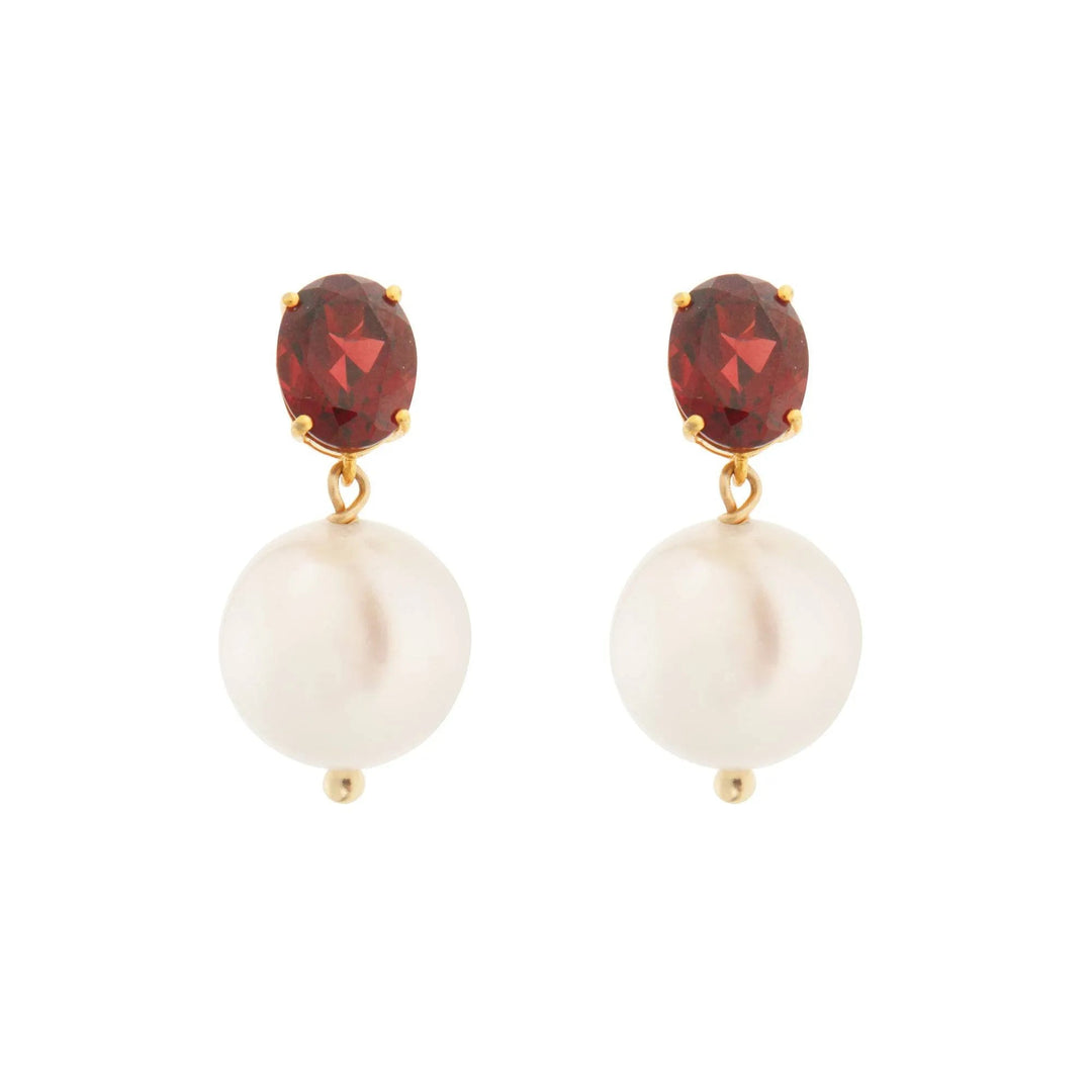 Bubble Pearl Garnet - Eye M Bubbles - Ileana Makri