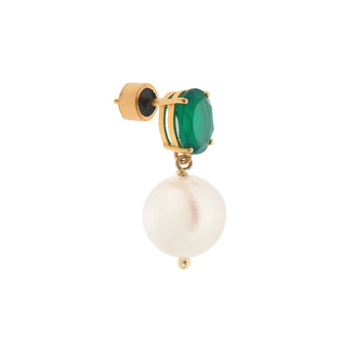 Bubble Pearl Green Agate - Eye M Bubbles - Ileana Makri store