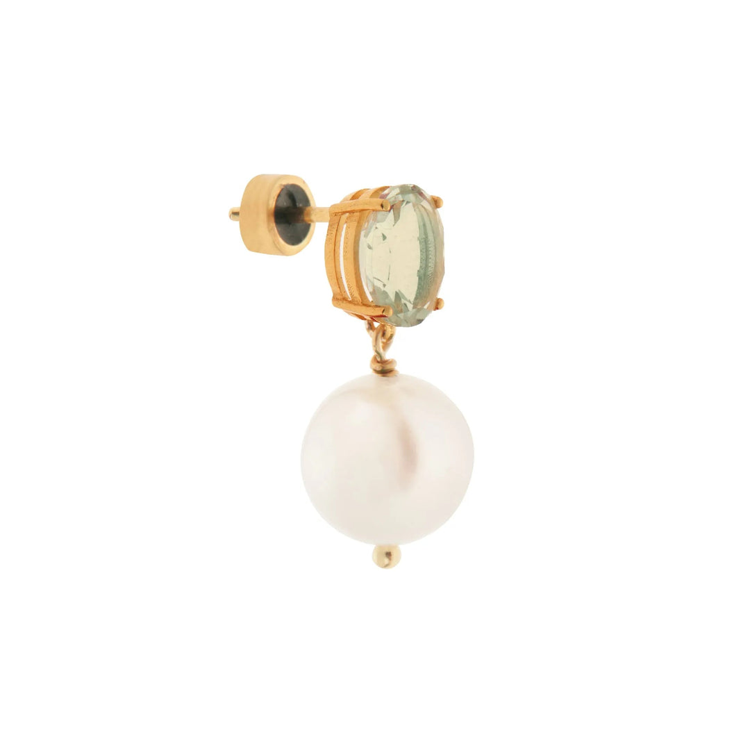 Bubble Pearl Green Amethyst - Eye M Bubbles - Ileana Makri