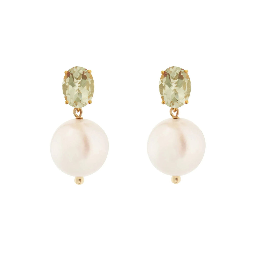 Bubble Pearl Green Amethyst - Eye M Bubbles - Ileana Makri