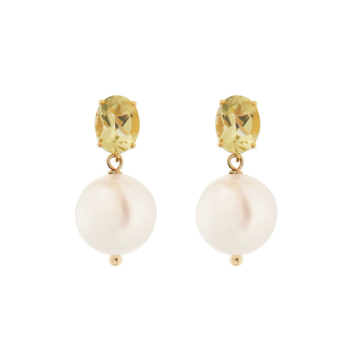 Bubble Pearl Lemon Topaz - Eye M Bubbles - Ileana Makri store