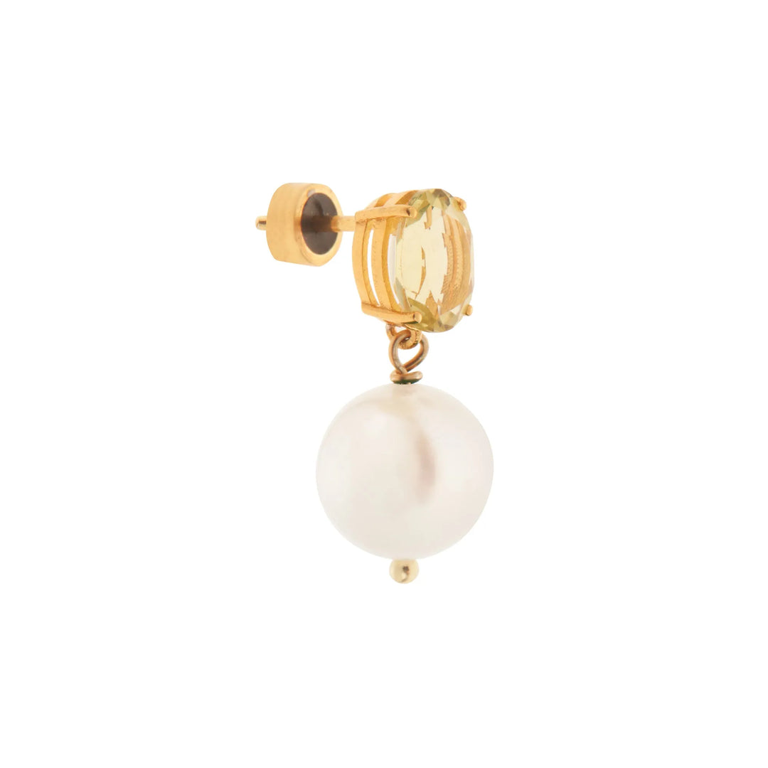 Bubble Pearl Lemon Topaz - Eye M Bubbles - Ileana Makri store