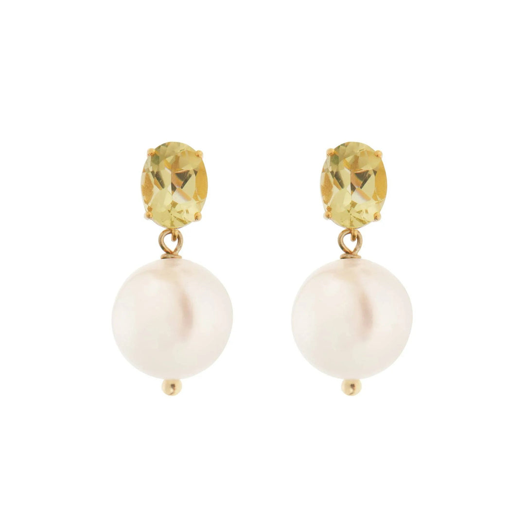 Bubble Pearl Lemon Topaz - Eye M Bubbles - Ileana Makri