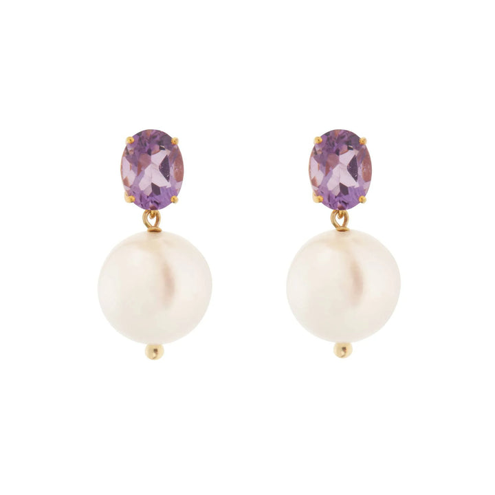 Bubble Pearl Purple Amethyst - Eye M Bubbles - Ileana Makri store