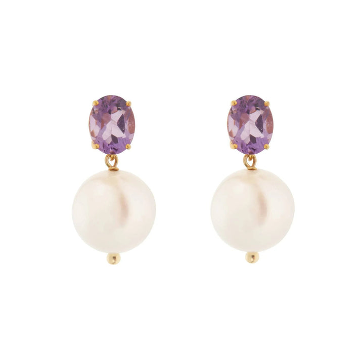 Bubble Pearl Purple Amethyst - Eye M Bubbles - Ileana Makri