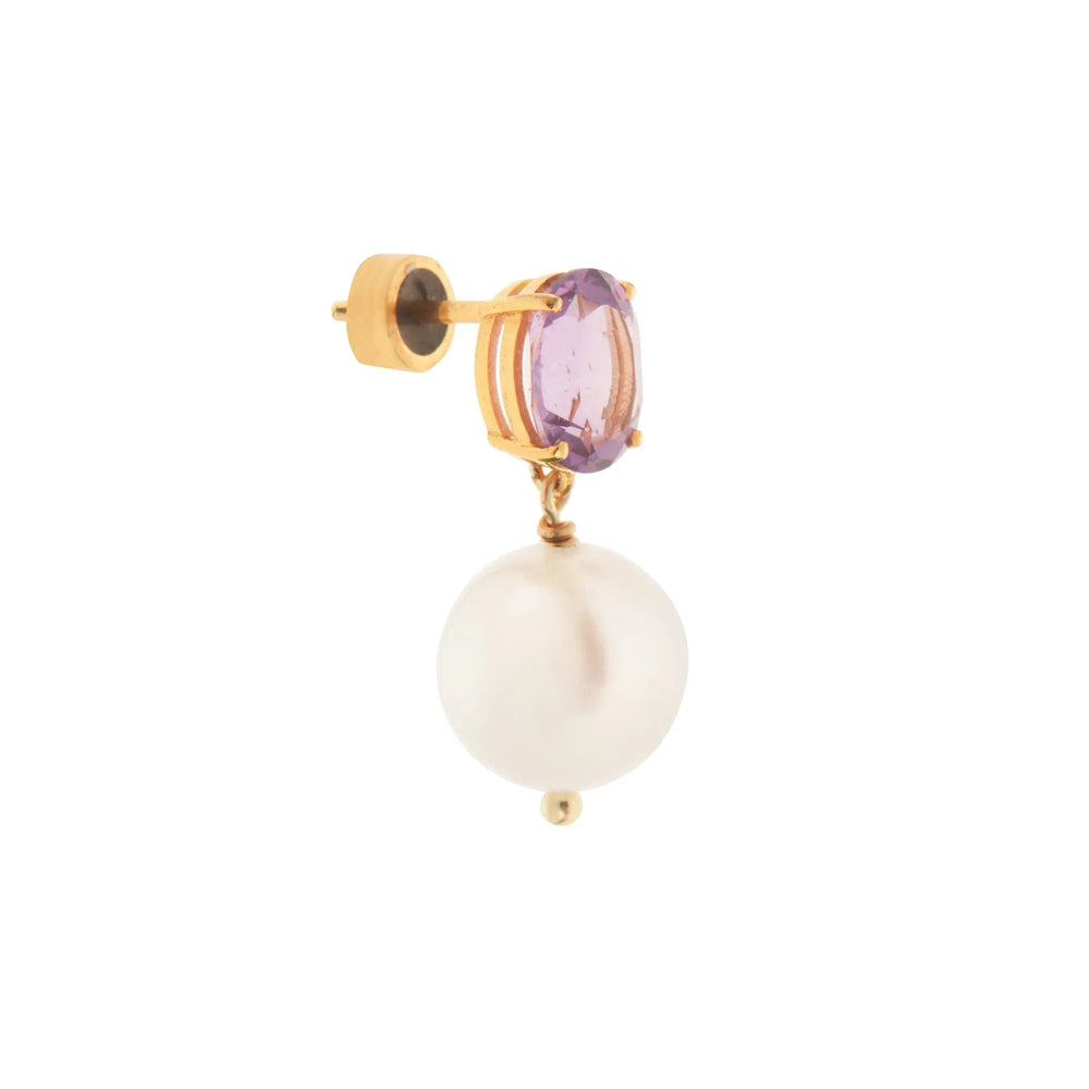 Bubble Pearl Purple Amethyst - Eye M Bubbles - Ileana Makri