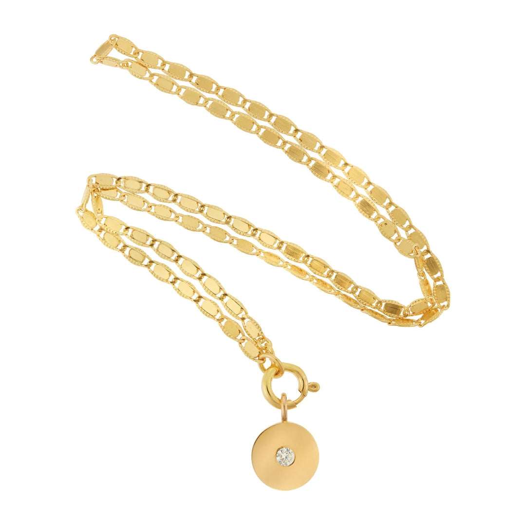Bubble Solitaire Necklace - Eye M - Ileana Makri
