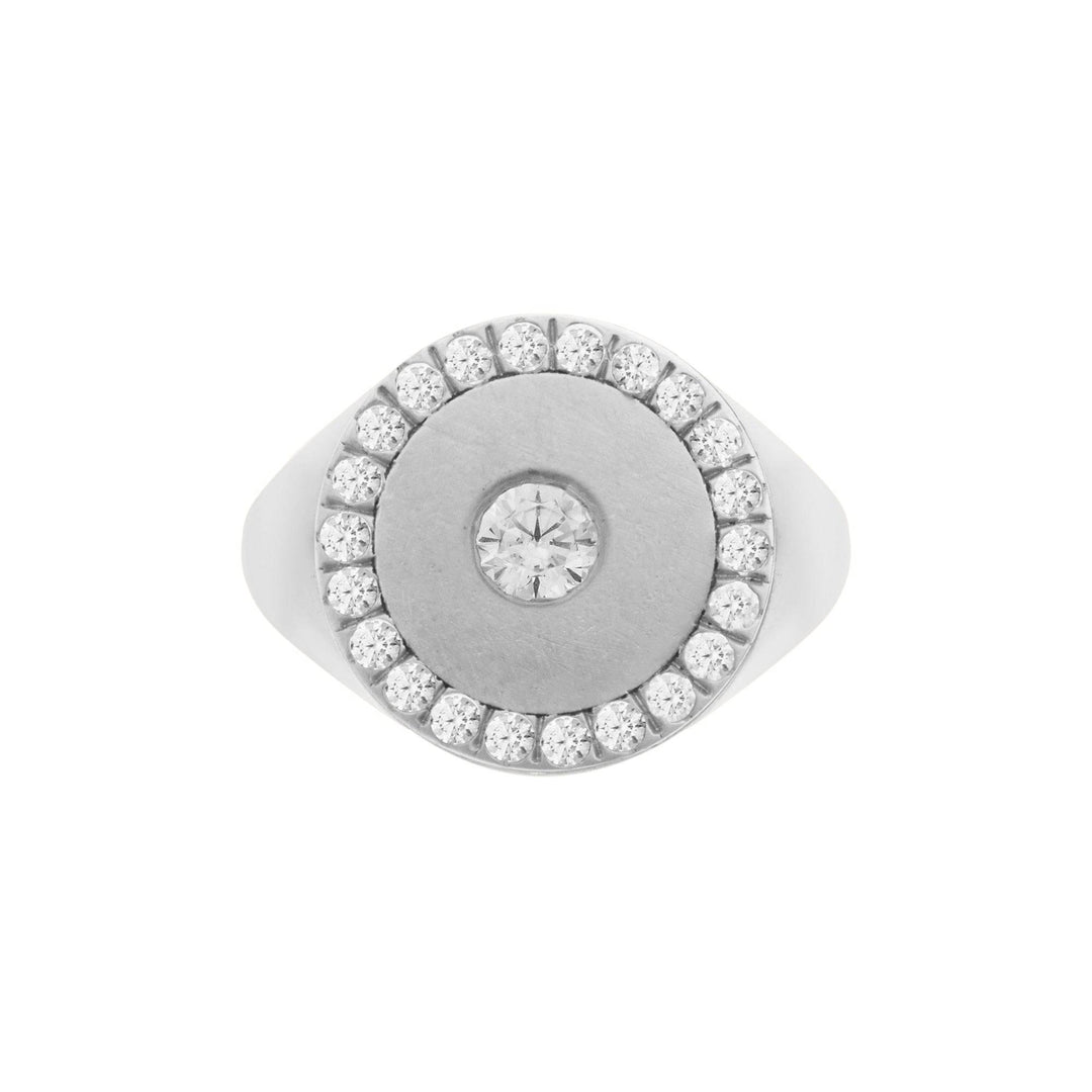 Bubble Solitaire Ring SLV - Eye M Core - Ileana Makri store