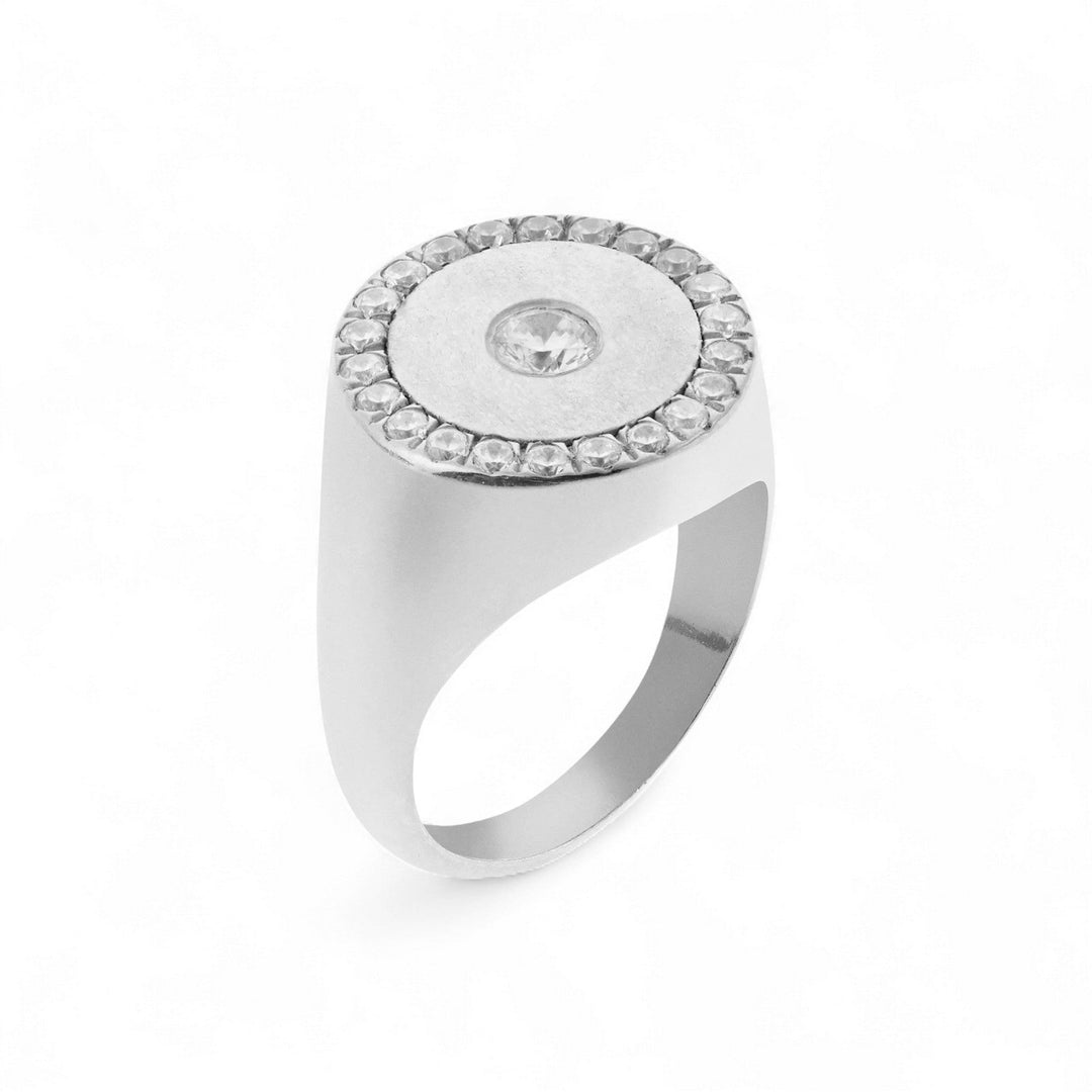 Bubble Solitaire Ring SLV - Eye M Core - Ileana Makri