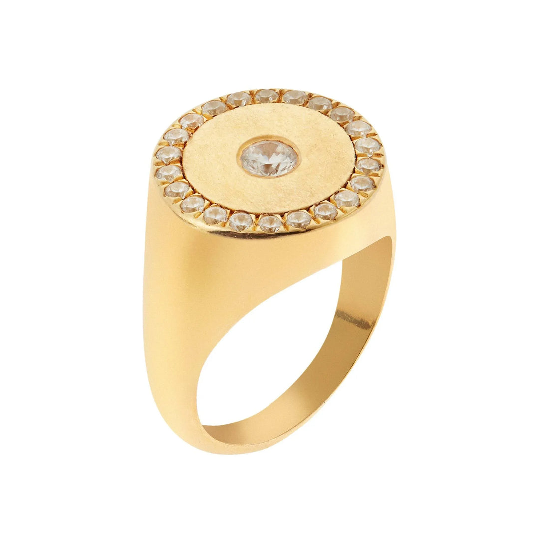 Bubble Solitaire Ring YP - Eye M Core - Ileana Makri store