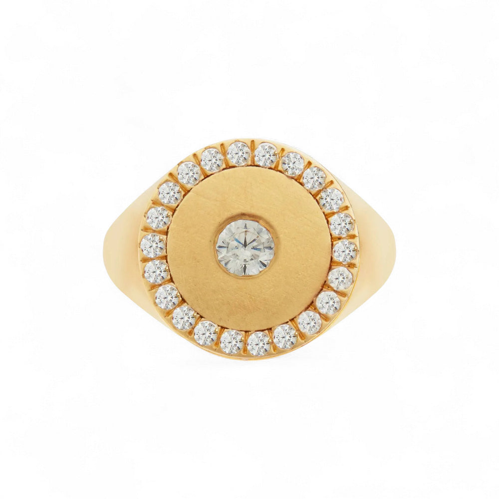 Bubble Solitaire Ring YP - Eye M Core - Ileana Makri