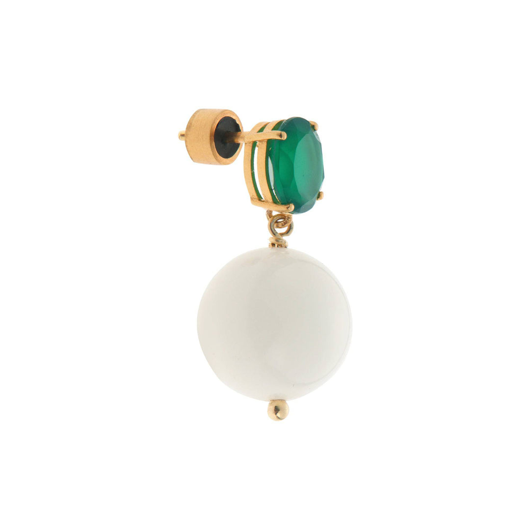 Bubble White Onyx Agate - Eye M Bubbles - Ileana Makri